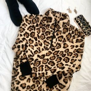 Express 3/4 zip Sherpa